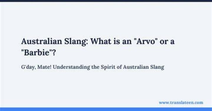 What is arvo australian?