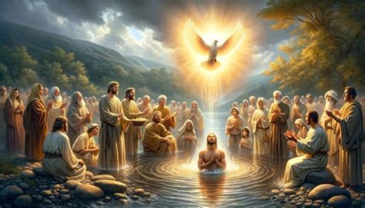 What is being baptized in the holy spirit?