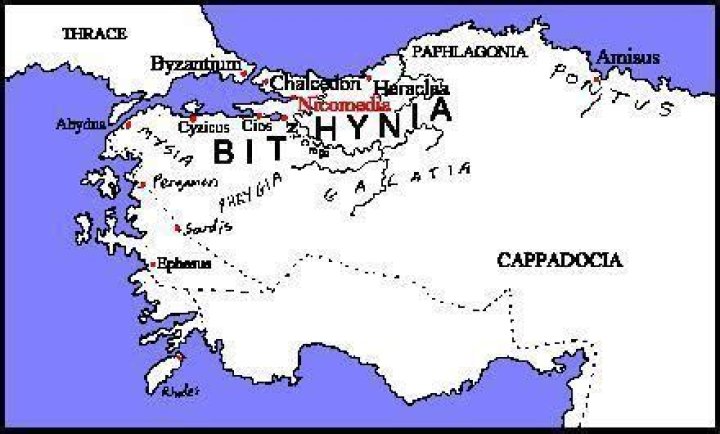 What is bithynia called now?