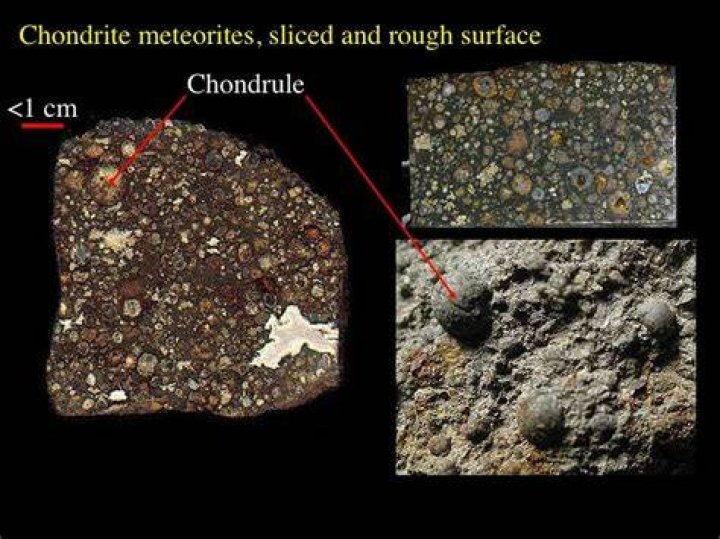 What is chondrite made up of?