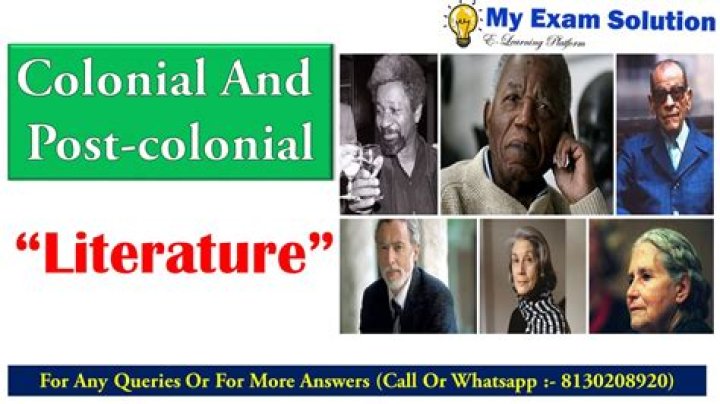 What is colonial author?