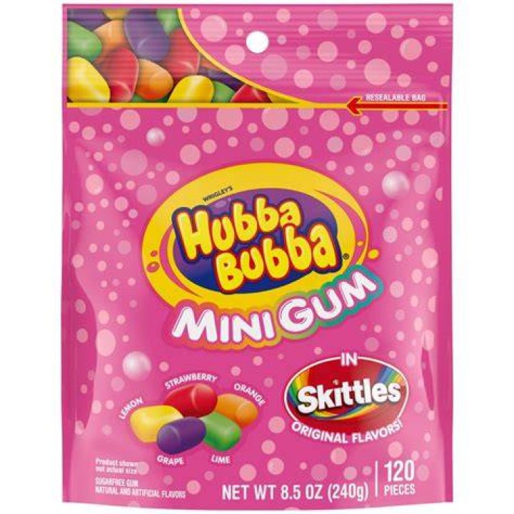 What is in hubba bubba gum?