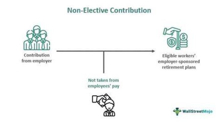 What is non elective contribution?