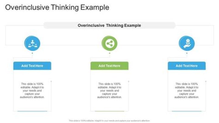 What is overinclusive thinking?