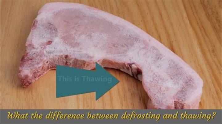 What is the difference between thawing and defrosting?