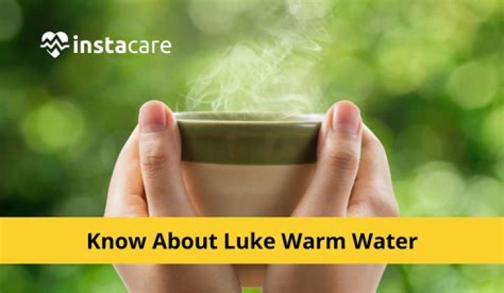 What is the meaning of lukewarm water?