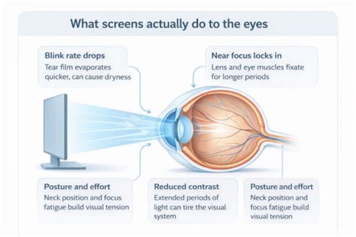 What screens do to your eyes?