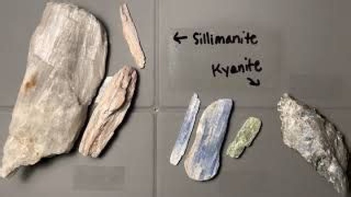 What type of rock is sillimanite?