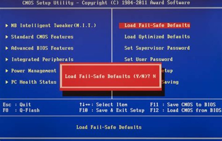 Whats load fail safe defaults?