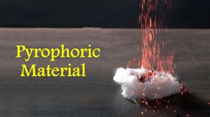 Whats the definition of pyrophoric?