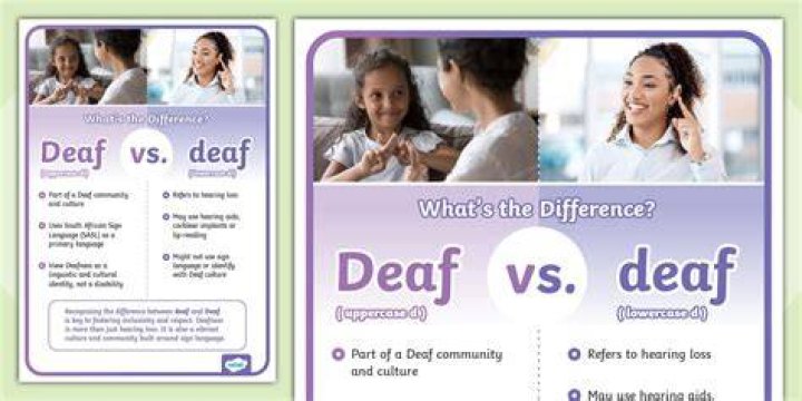 Whats the difference between deaf and deaf?