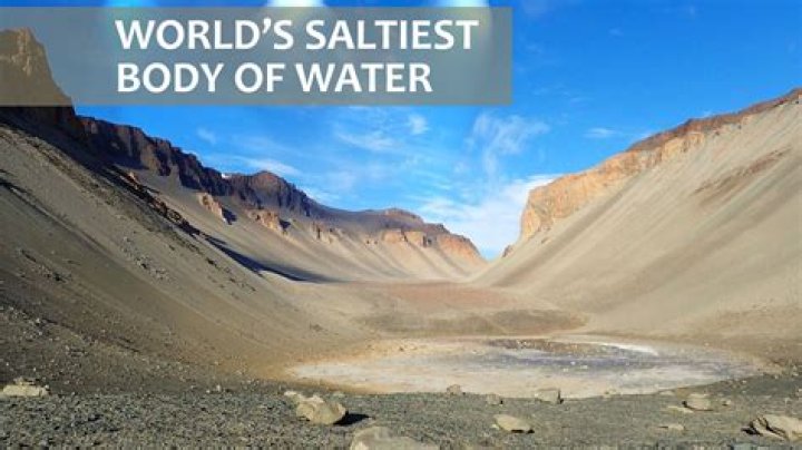 Whats the saltiest body of water?