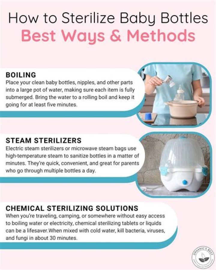 When can i stop sterilising my baby's bottles?