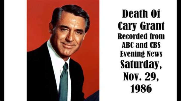 When did cary grant die?