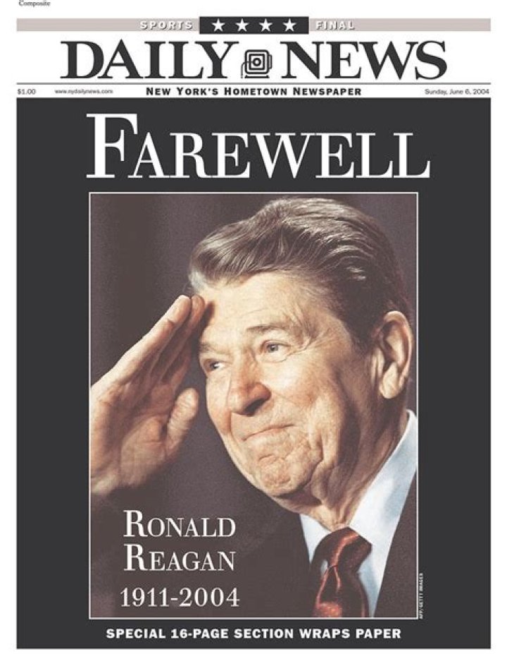 When did reagan die?