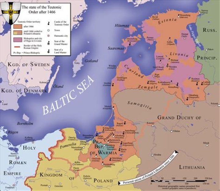 When did the teutonic knights start?