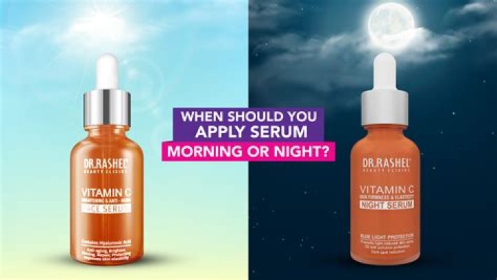 When should we use serum?