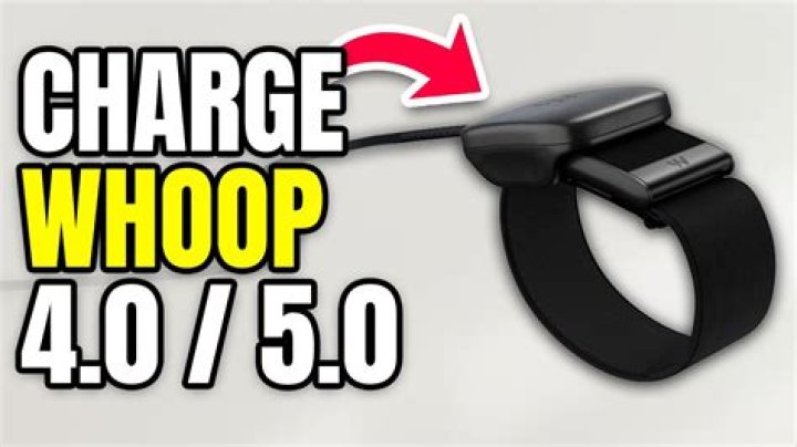 When to charge whoop?