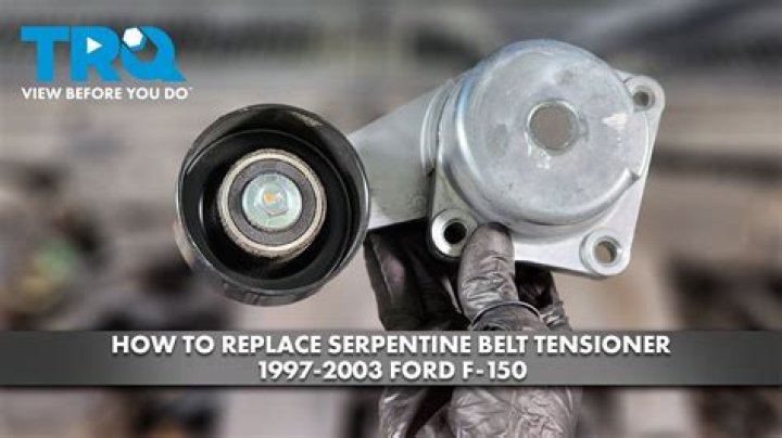When to replace serpentine belt tensioner?