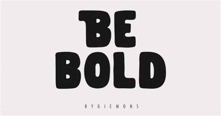 When to use bold?