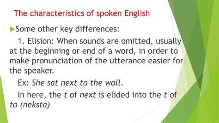 When to use elided?