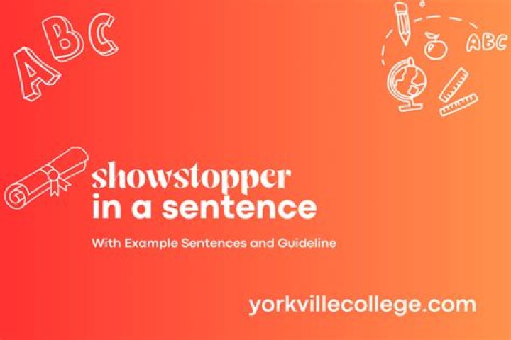 When to use showstopper?