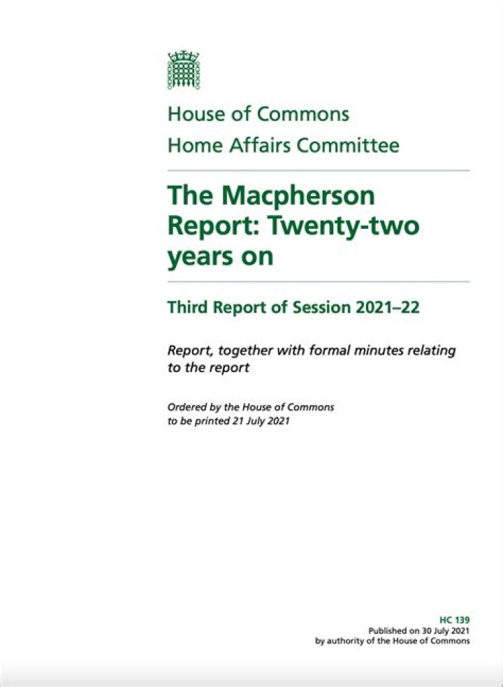 When was the macpherson report?