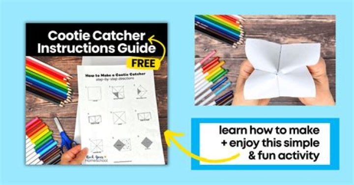 When were cootie catchers invented?