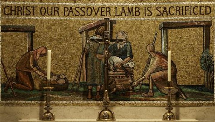 When were lambs sacrificed in the old testament?