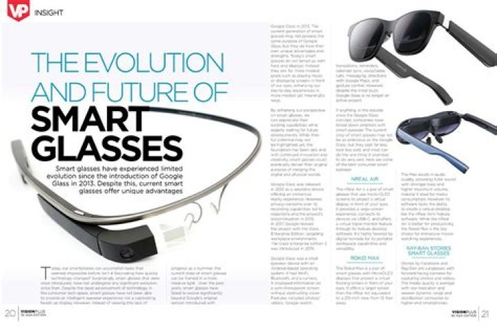 When were smart glasses invented?