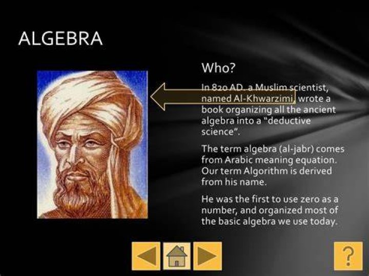 Where did algebra originate?