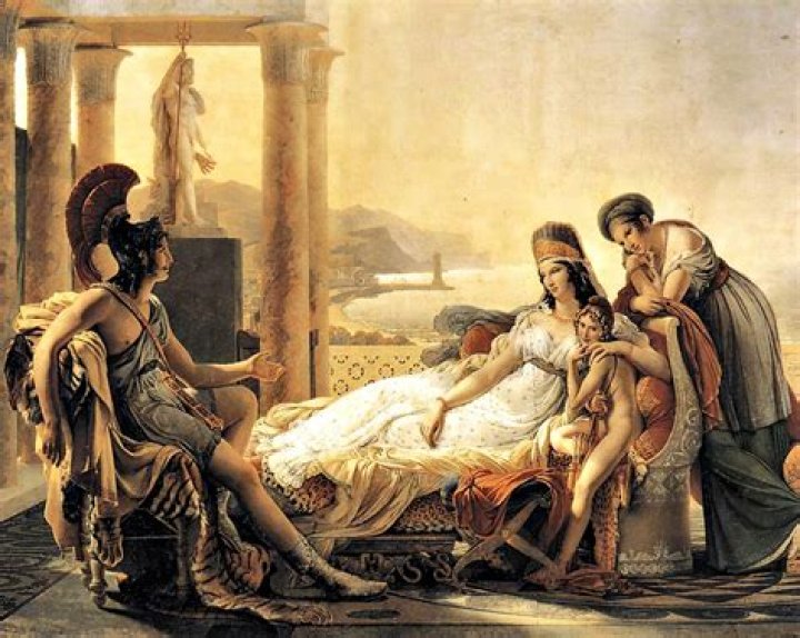Where does aeneas meet dido?