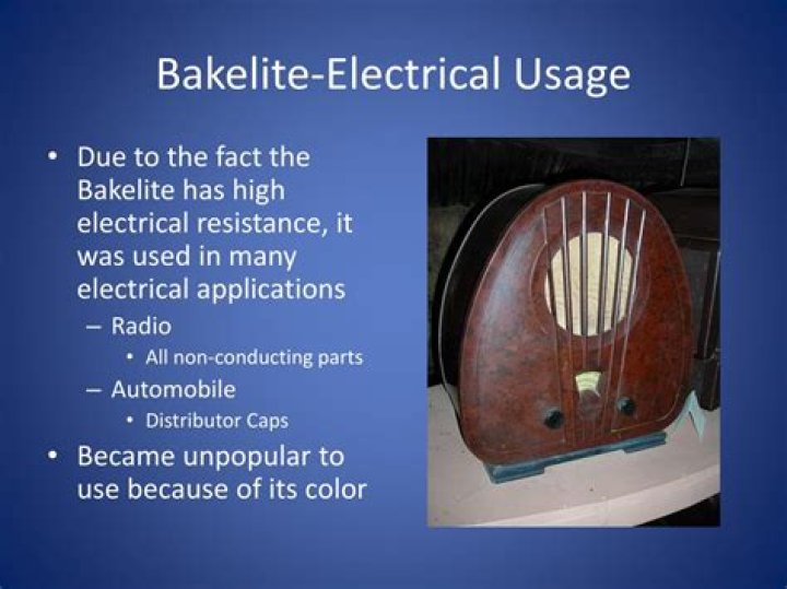 Where is bakelite used?