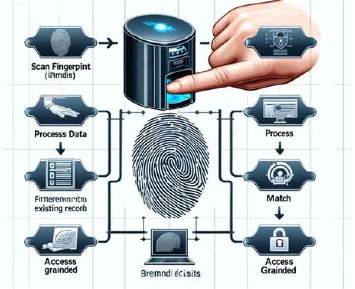 Where is biometrics used like fingerprint recognition?