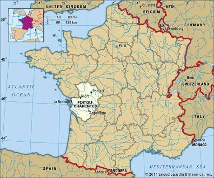 Where is poitou charentes?