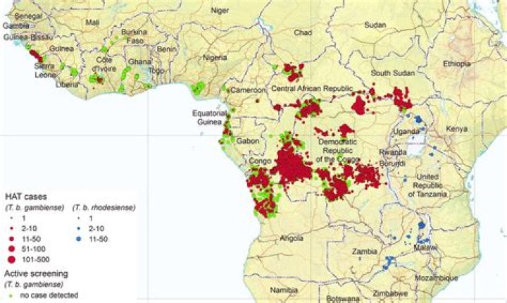 Where is sleeping sickness found?