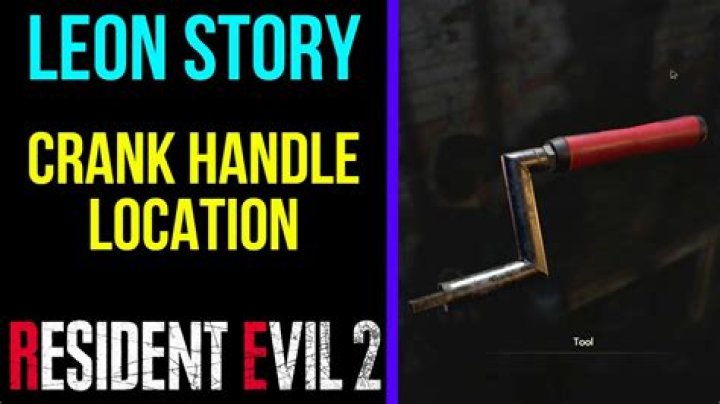 Where is the crank handle in resident evil 2?