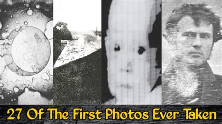 Where were the first photographs taken?