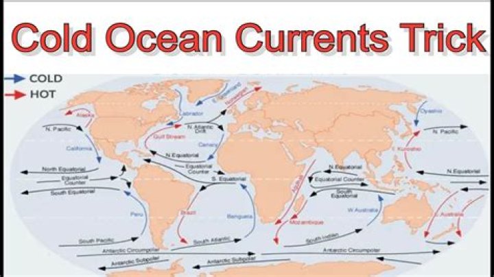 Which currents would bring icebergs south?