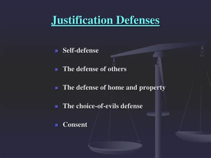 Which is a justification defense?