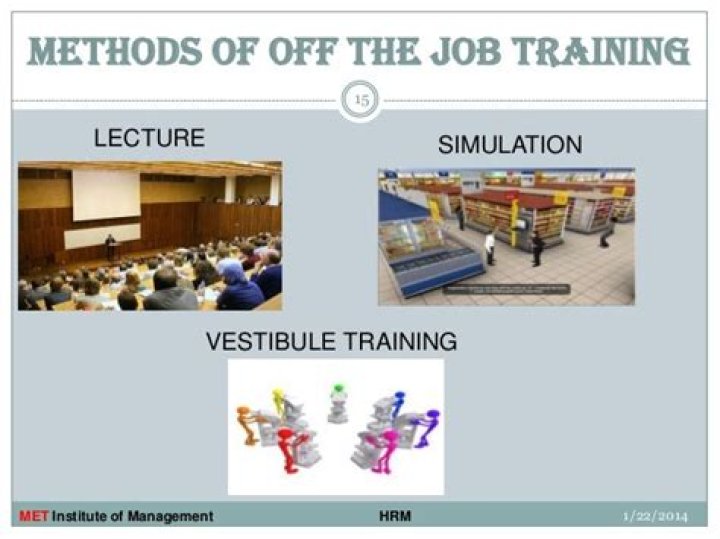 Which of the following is a feature of vestibule training?