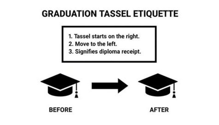 Which side tassel go on?