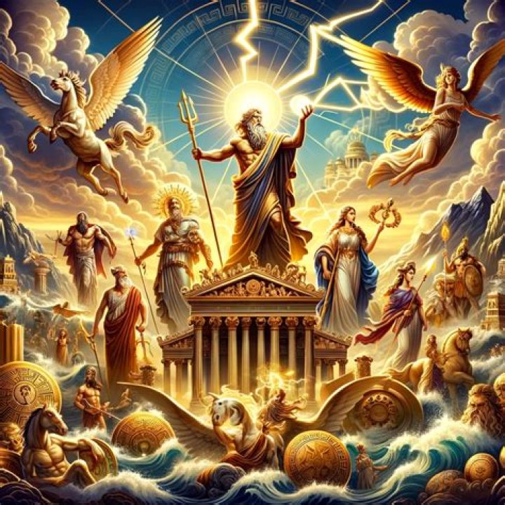 Who created the greek myths?