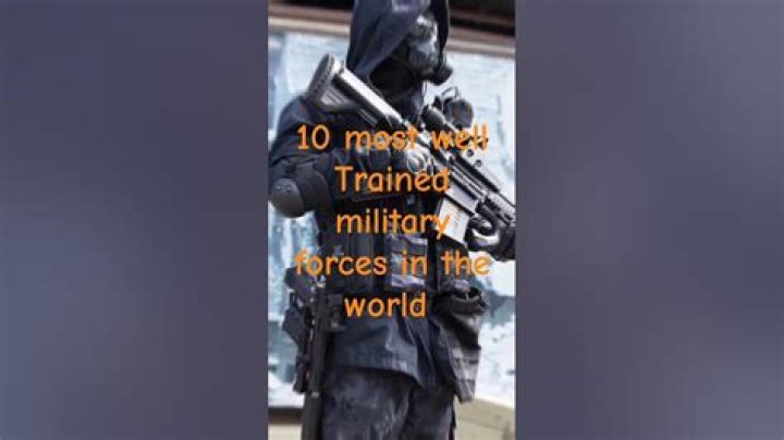 Who has the most well trained military?