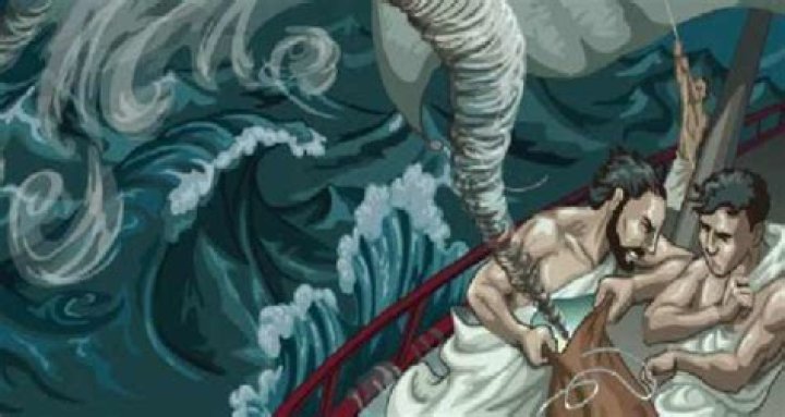 Who opened the bag of wind in the odyssey?