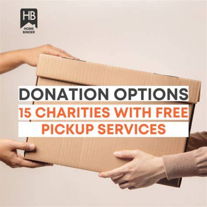 Who picks up donations?