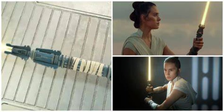Whos lightsaber does rey find?