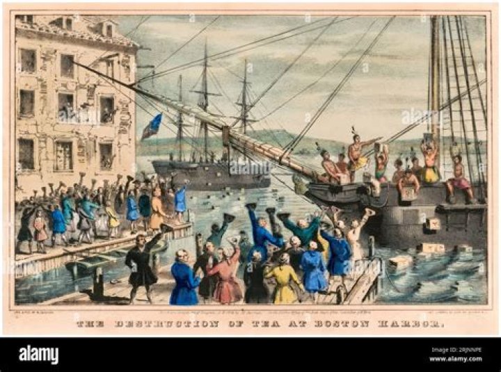 Whos tea was destroyed in the boston tea party?