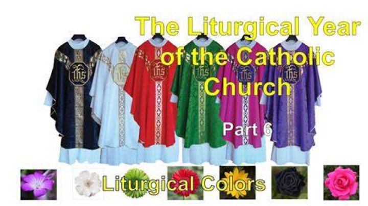 Why are liturgical vestments in different colours?
