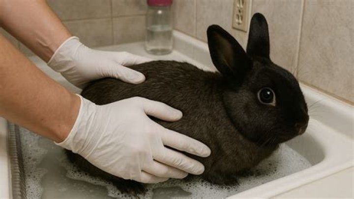 Why can't rabbits be bathed?